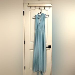 Light Blue Infinity Dress with bandeau
